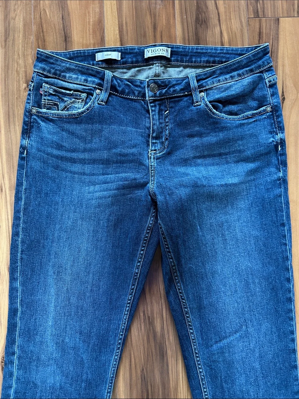 Vigoss Cropped Straight Jeans